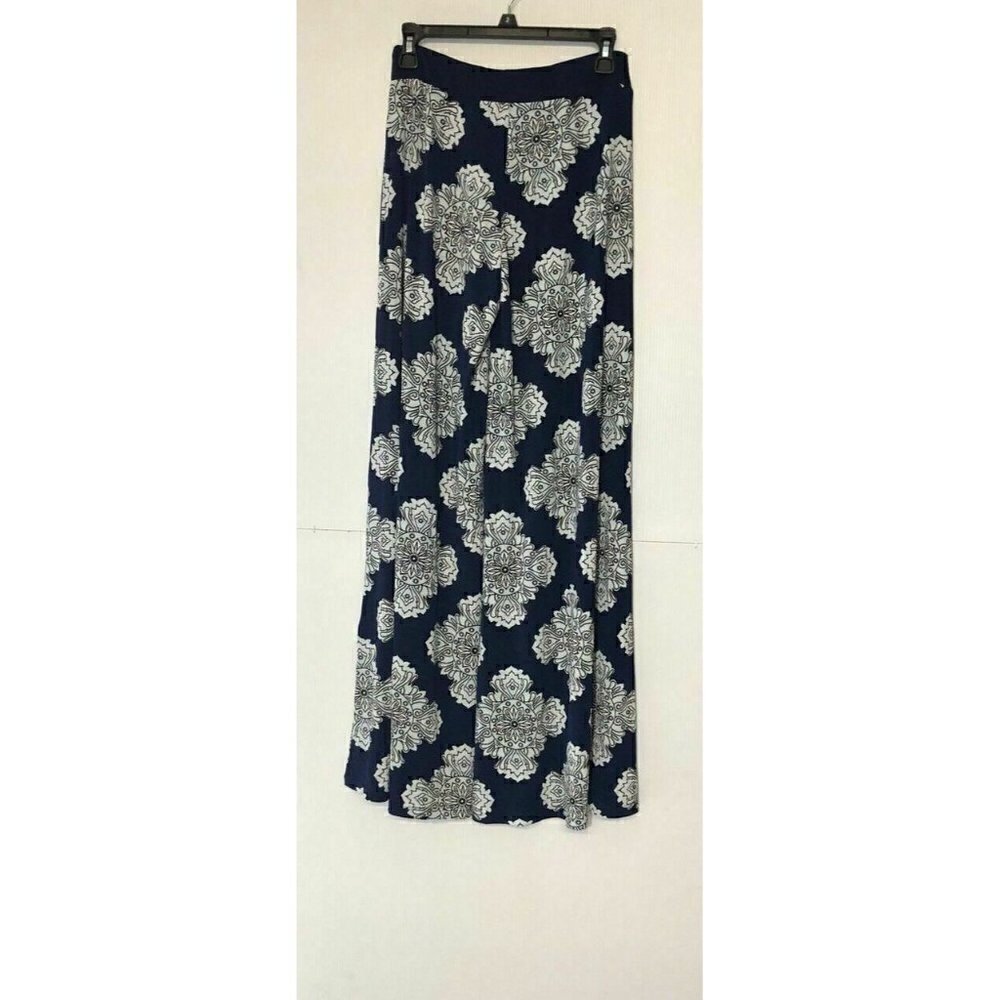 Tigerlily Blue Indigo Wide Leg Printed Pants - Picture 10 of 11